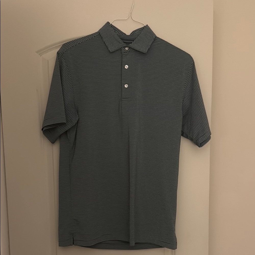 Men's Onward Reserve Performance Striped Polo Shirt - Gray
